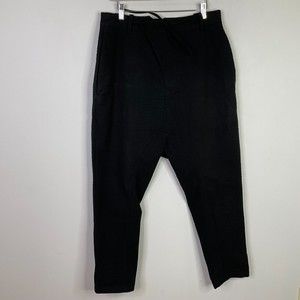 Carolina Herrera Trousers Pants Women's 32 Black Ch. Belted Waist S/S 2016